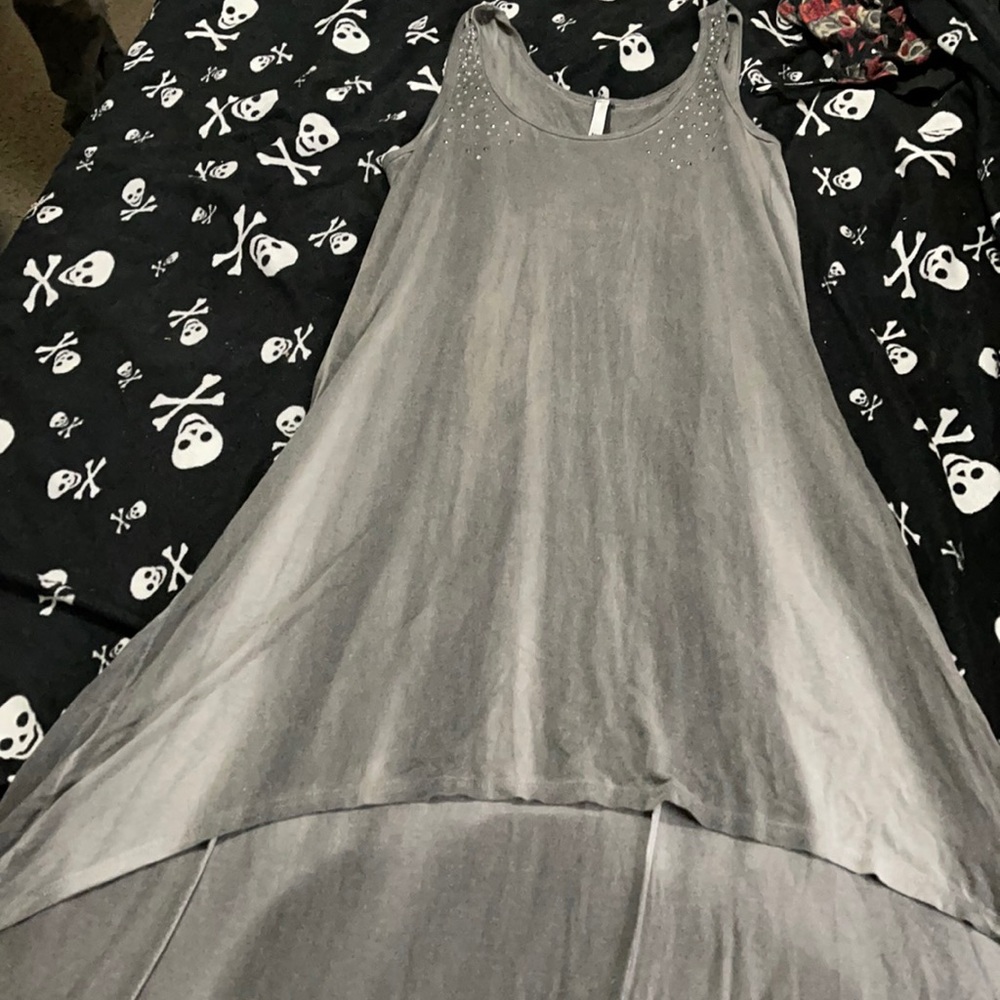 Grey tank top dress